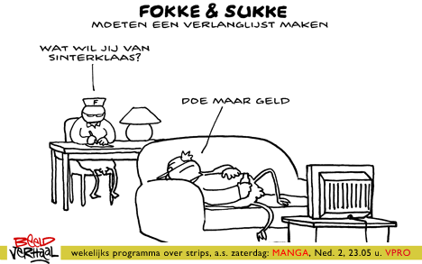 F&S moeten een verlanglijstje maken (NRC, za, 26-11-11)