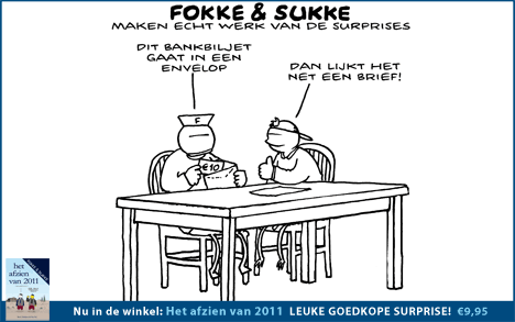 F&S maken echt werk van de surprises (NRC, za, 03-12-11)