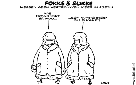 F&S hebben geen vertrouwen meer in Poetin (NRC, ma, 05-12-11)