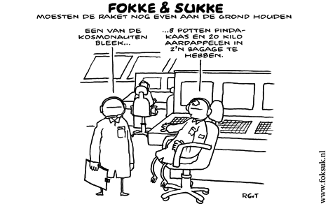 F&S moesten de raket nog even aan de grond houden (NRC, 21-12-11)
