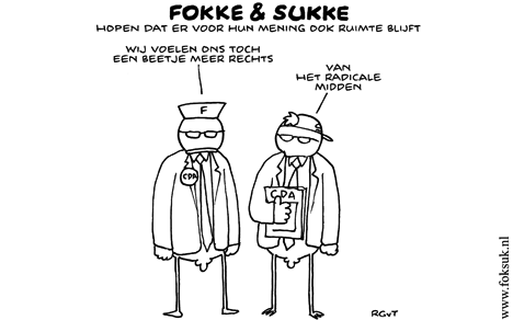 F&S hopen dat er voor hun mening ook ruimte blijft (NEXT, ma, 23-01-12)