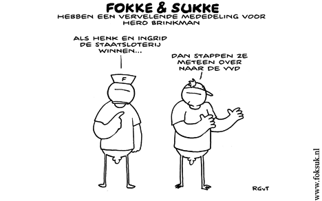 F&S hebben een vervelende mededeling voor Hero Brinkman (NRC, do, 26-01-12)
