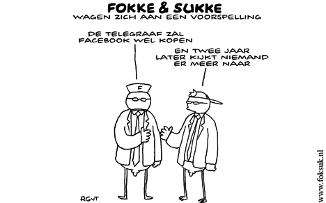 F&S wagen zich aan een voorspelling (NRC, donderdag 02-02-12)