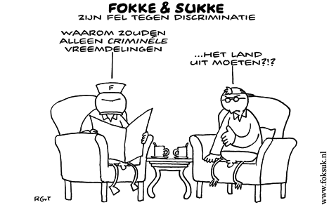 F&S zijn fel tegen discriminatie (NRC, za, 04-02-12)