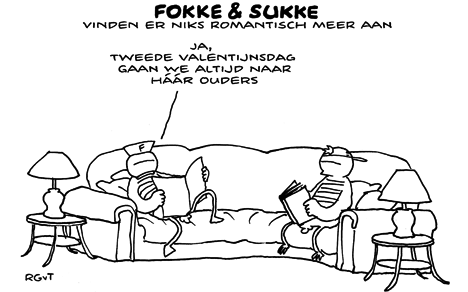 F&S vinden er niets romantisch meer aan (NEXT, di, 14-02-12)