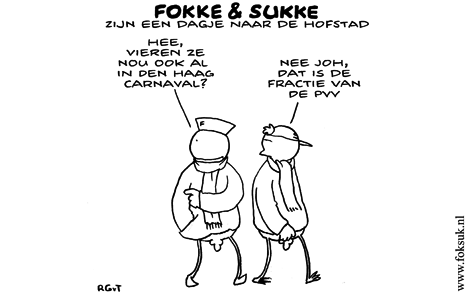 F&S zijn een dagje naar de hofstad (NRC, za, 18-02-12)