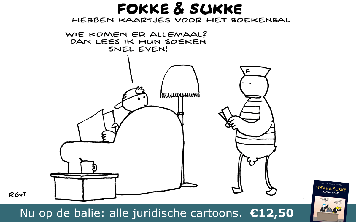 F&S hebben kaartjes voor het boekenbal (NRC, ma, 12-03-12)