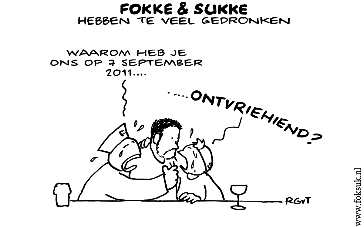 F&S hebben te veel gedronken (NRC, za, 17-03-12)