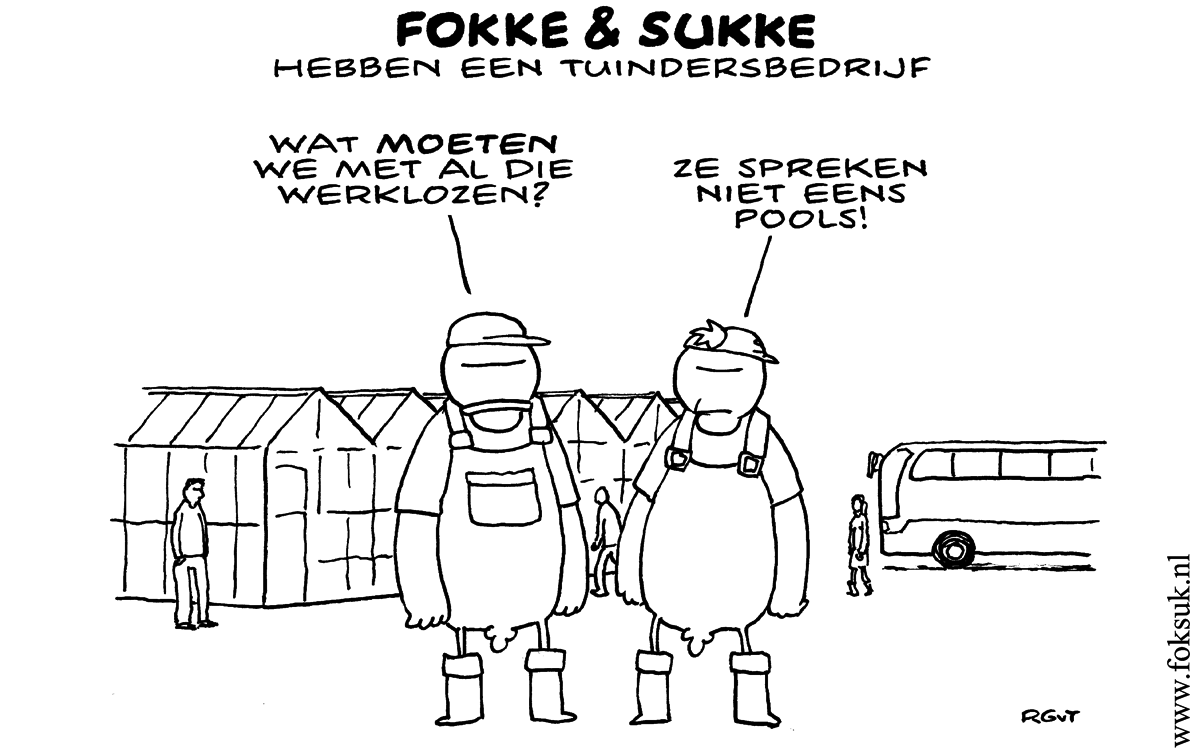 F&S hebben een tuindersbedrijf #werklozen (NRC, ma, 26-03-12)