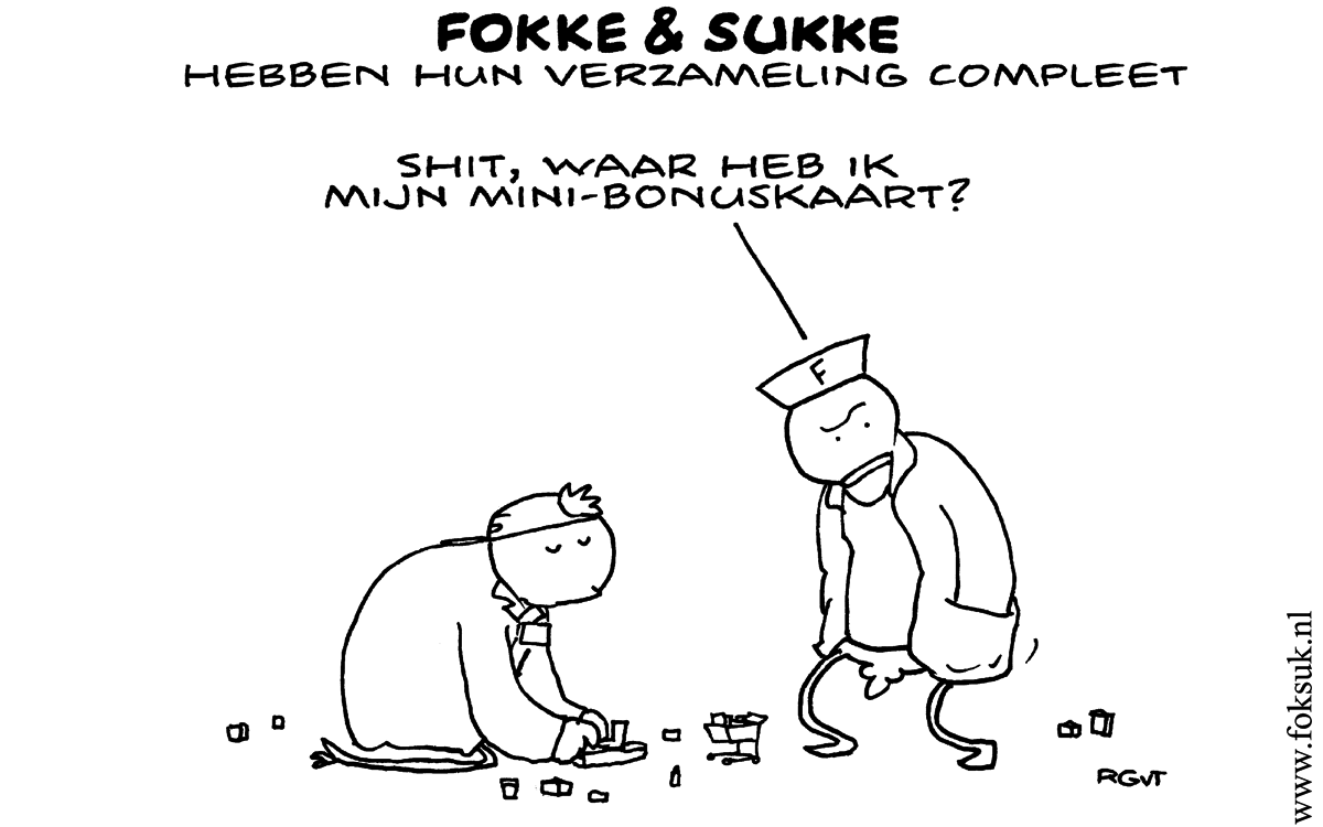 F&S hebben hun verzameling compleet (NRC, za, 21-04-12)