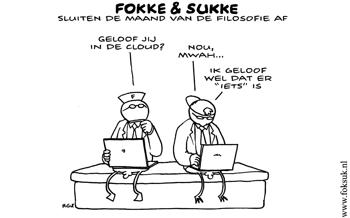 F&S sluiten de maand van de filosofie af (NRC, do, 26-04-12)