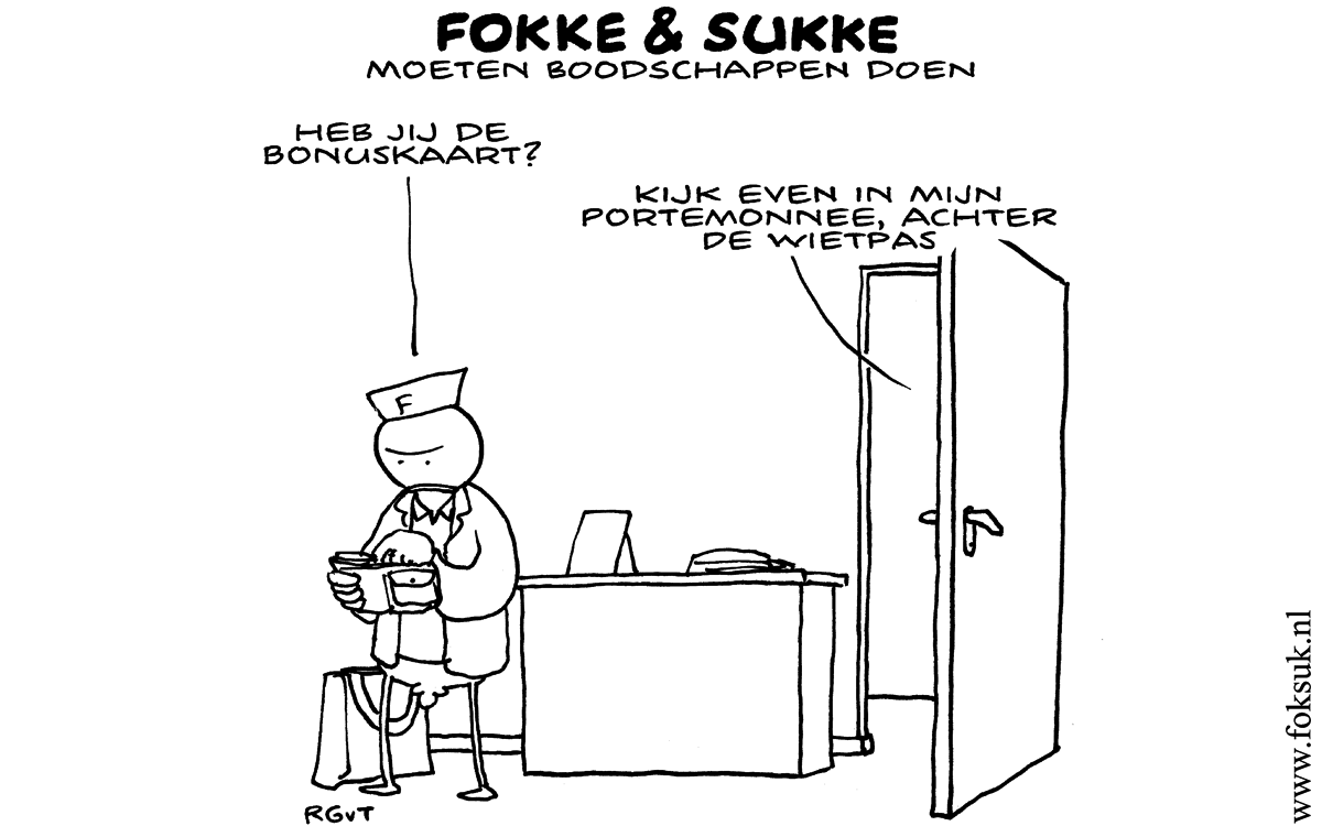 F&S moeten boodschappen doen (NRC, di, 01-05-12)