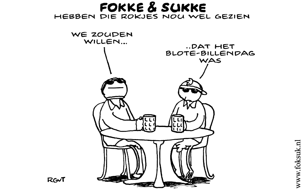 F&S hebben die rokjes nou wel gezien #ROKJESDAG (NEXT, vr, 25-05-12)