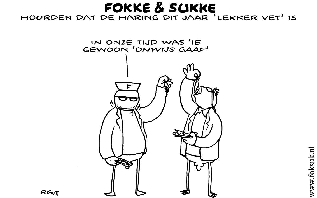 F&S hoorden dat de haring dit jaar 'lekker vet'is (Next, ma, 04-06-12)