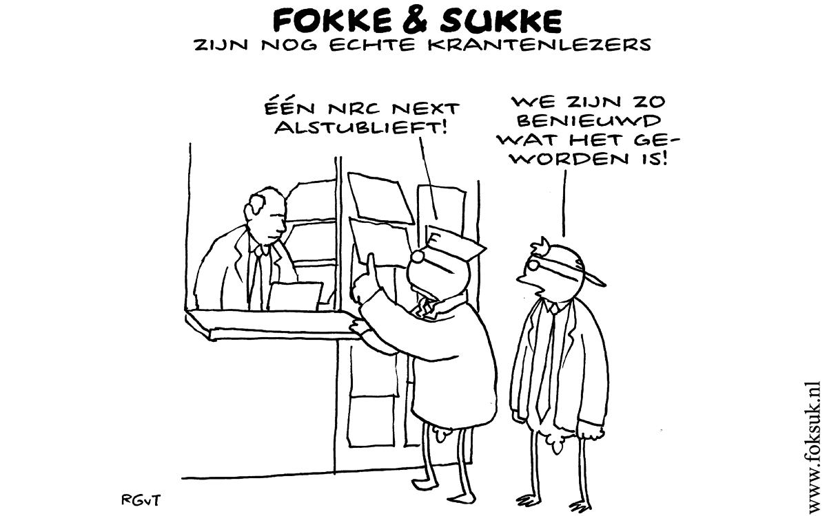 F&S zijn nog echte krantenlezers #NEDDUI (NEXT, do, 14-06-12)