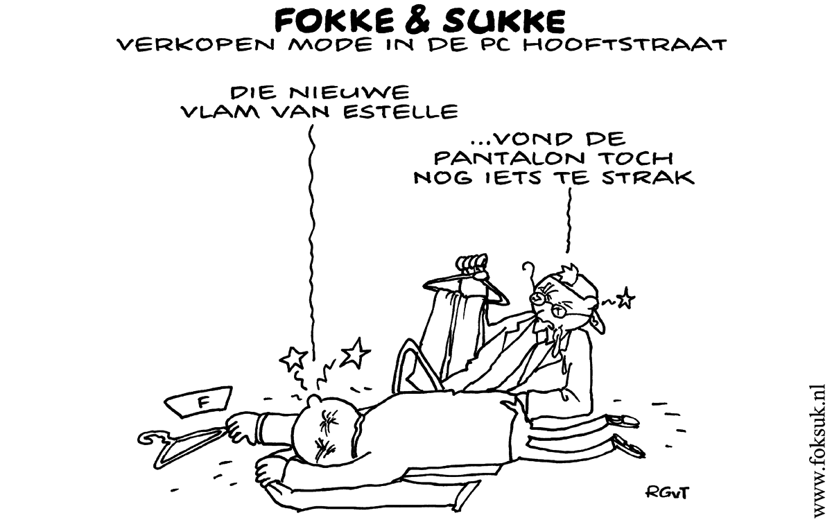 F&S verkopen mode in de PC Hooftstraat (NRC, za, 23-06-12)