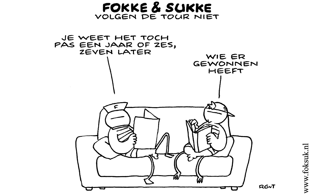 F&S volgen de tour niet (NRC, ma, 02-07-12)