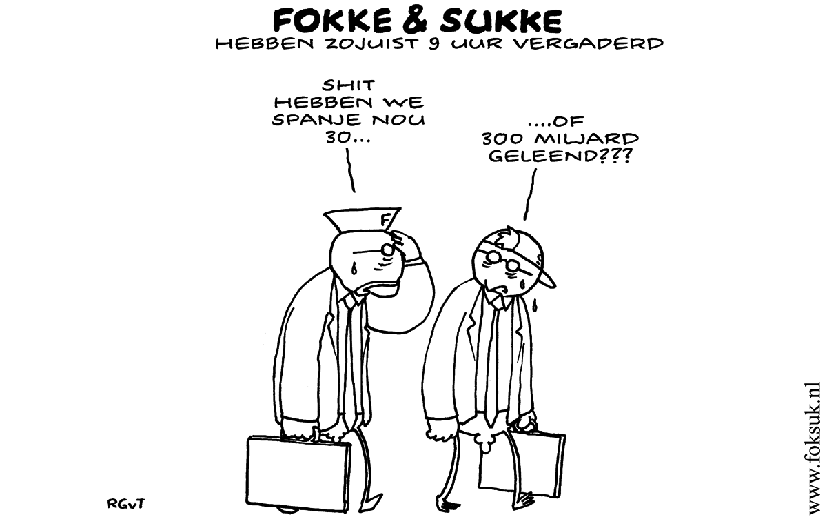 F&S hebben zojuist 9 uur vergaderd (NRC, di, 10-07-12)