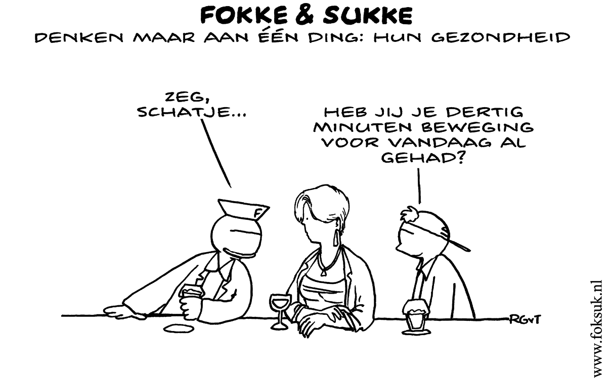 F&S denken maar aan één ding: hun gezondheid (NRC, wo, 18-07-12)