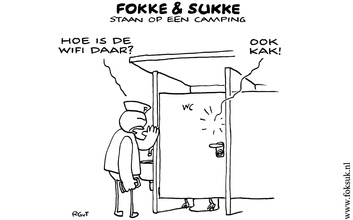 F&S staan op een camping (NEXT, vr, 27-07-12)