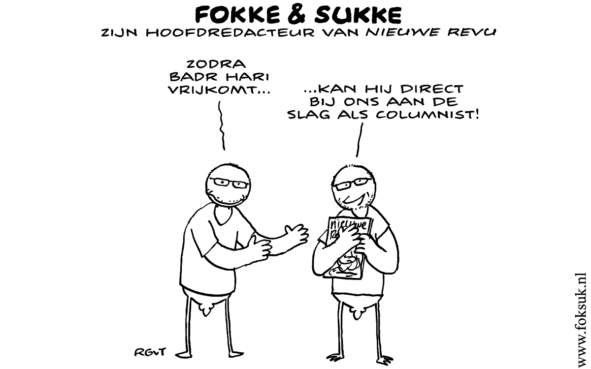 F&S zijn hoofdredacteur van Nieuwe Revu (NRC, vr, 03-08-12)