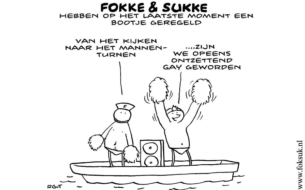 F&S hebben op het laatste moment een bootje geregeld (NRC, za, 04-08-12)