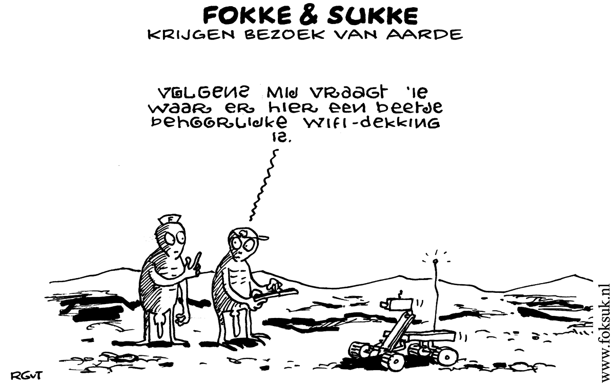 F&S krijgen bezoek van aarde (NRC, ma, 06-08-12)