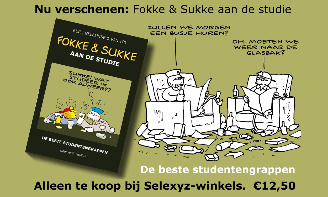 Fokke & Sukke aan de studie (boekje exclusief bij Selexyz)