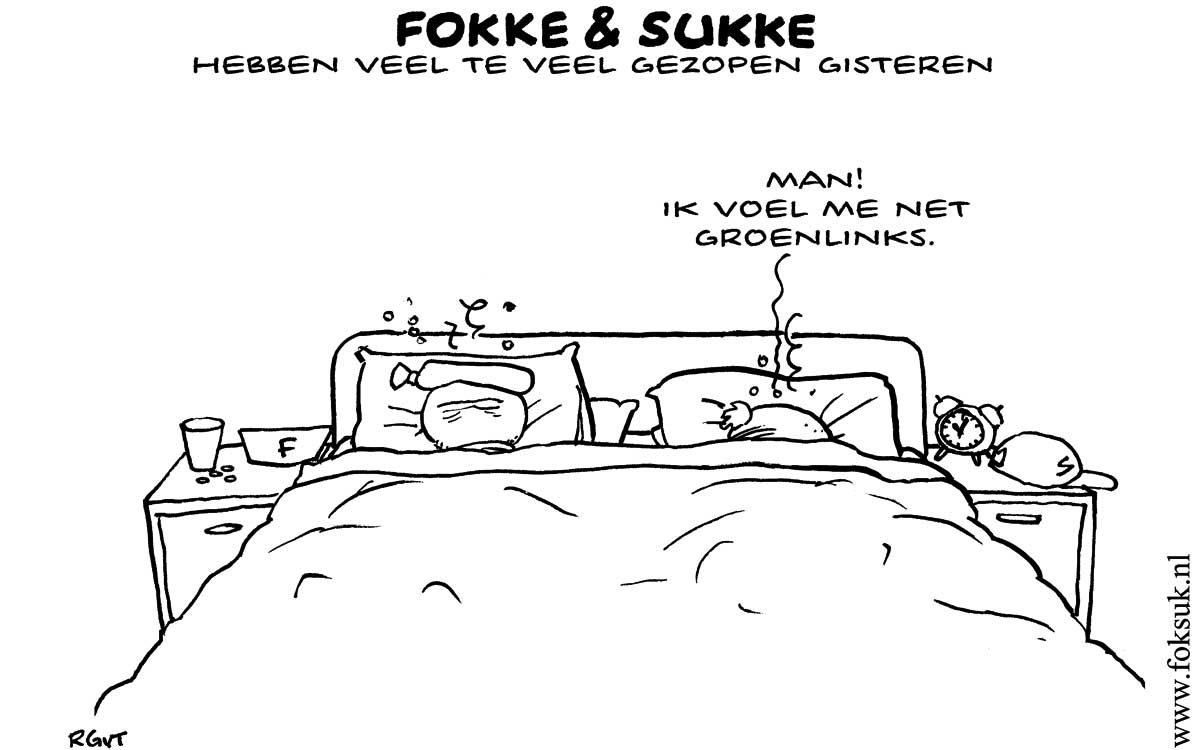 F&S hebben teveel gezopen gisteren (NRC, ma, 08-10-12)