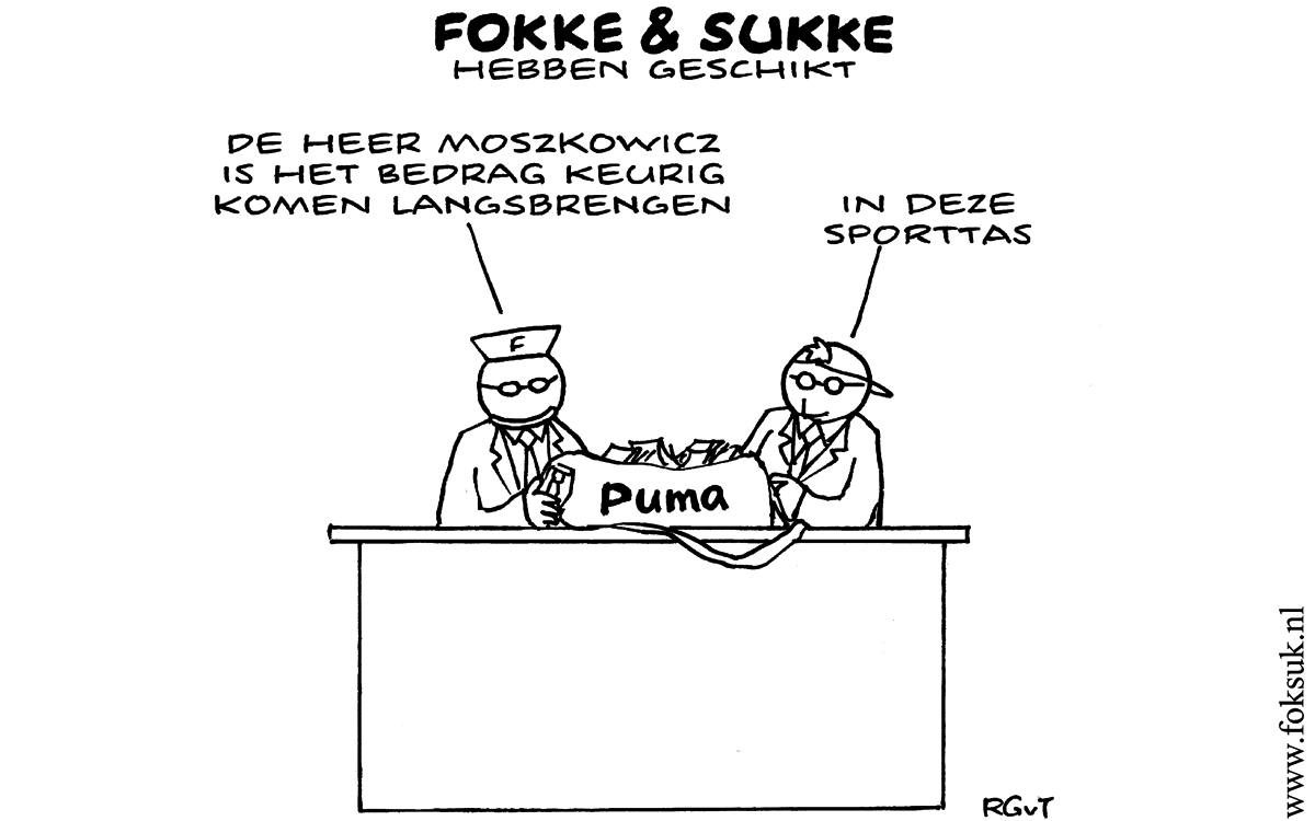 F&S hebben geschikt #Moszkowicz (NRC, di, 30-10-12)