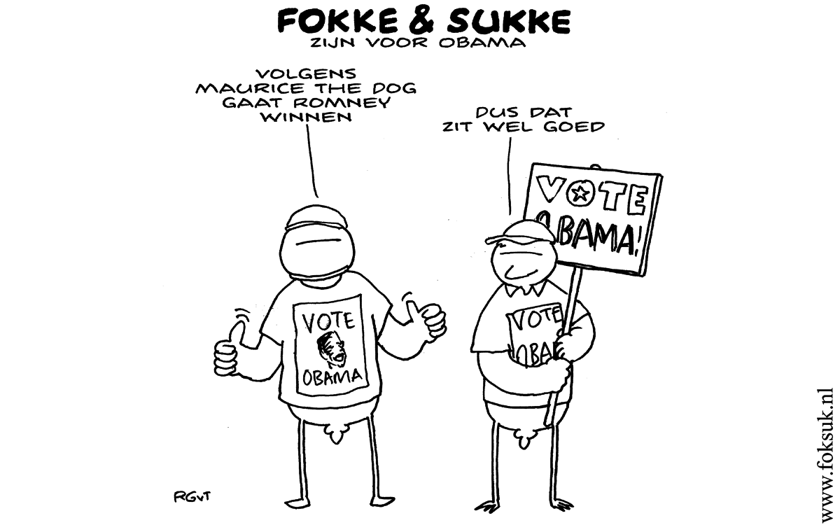 F&S zijn voor Obama (NRC, di, 07-11-12)