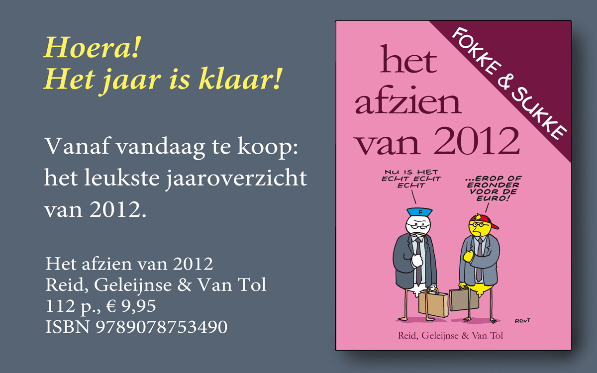 F&S zijn een ideaal cadeautje voor de Sint (NRC, zo, 18-11-12)