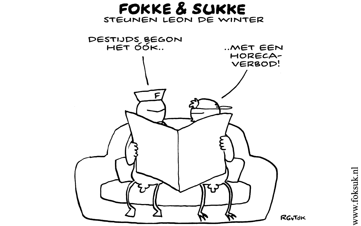 F&S steunen Leon de Winter (NRC, za 17-11-12)