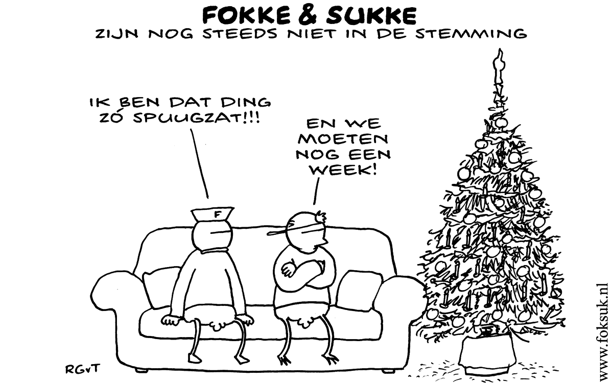 F&S zijn nog steeds niet in de stemming (NRC, do, 27-12-12)