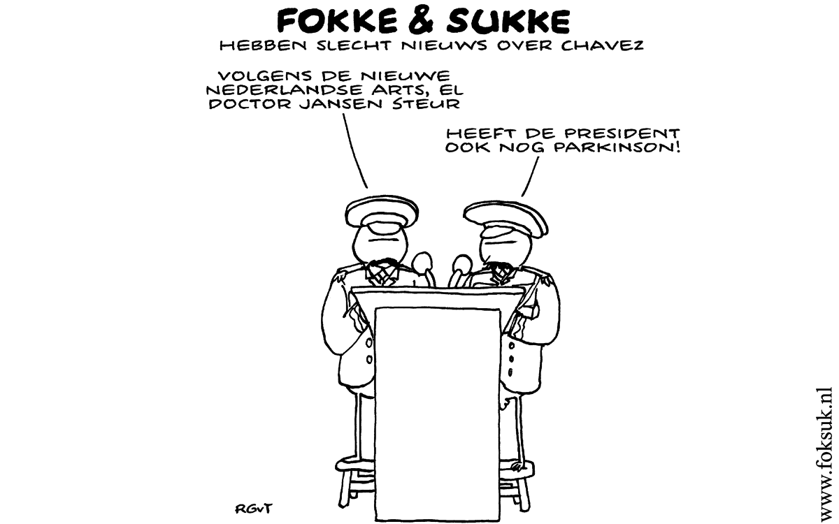 F&S hebben slecht nieuws over Chavez (NEXT, wo, 09-01-13)