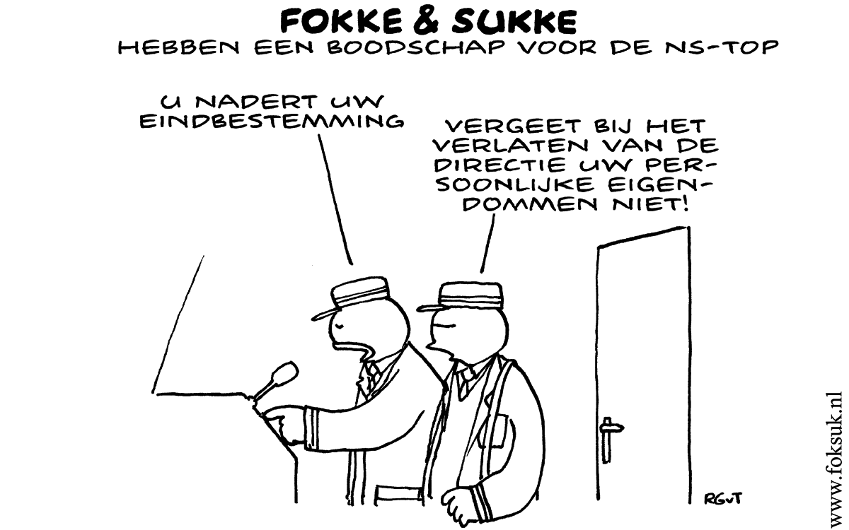 F&S hebben een boodschap voor de NS-top (NEXT, wo, 23-01-13)