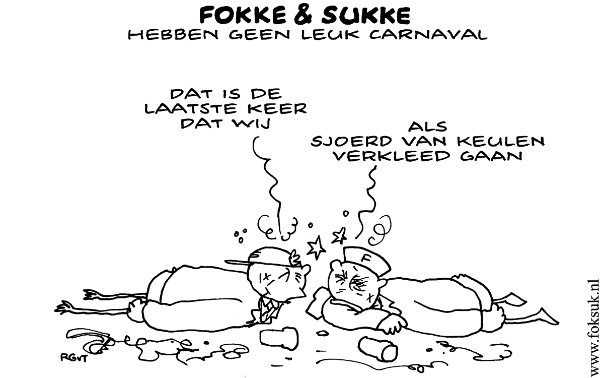 F&S hebben geen leuk carnaval (NRC, za, 09-02-13)