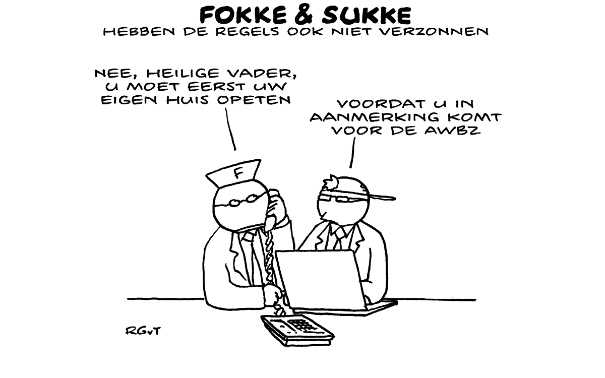 F&S hebben de regels ook niet verzonnen (NEXT, di, 12-02-13)