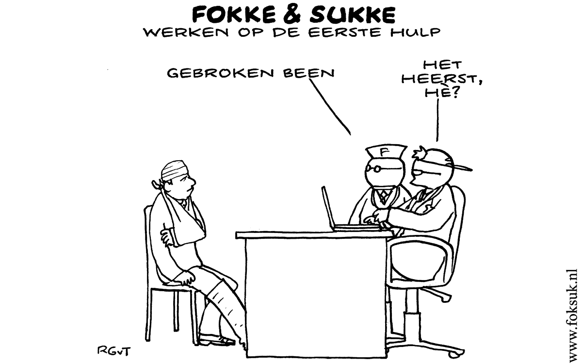 F&S werken op de eerste hulp (NRC, za, 23-02-13)