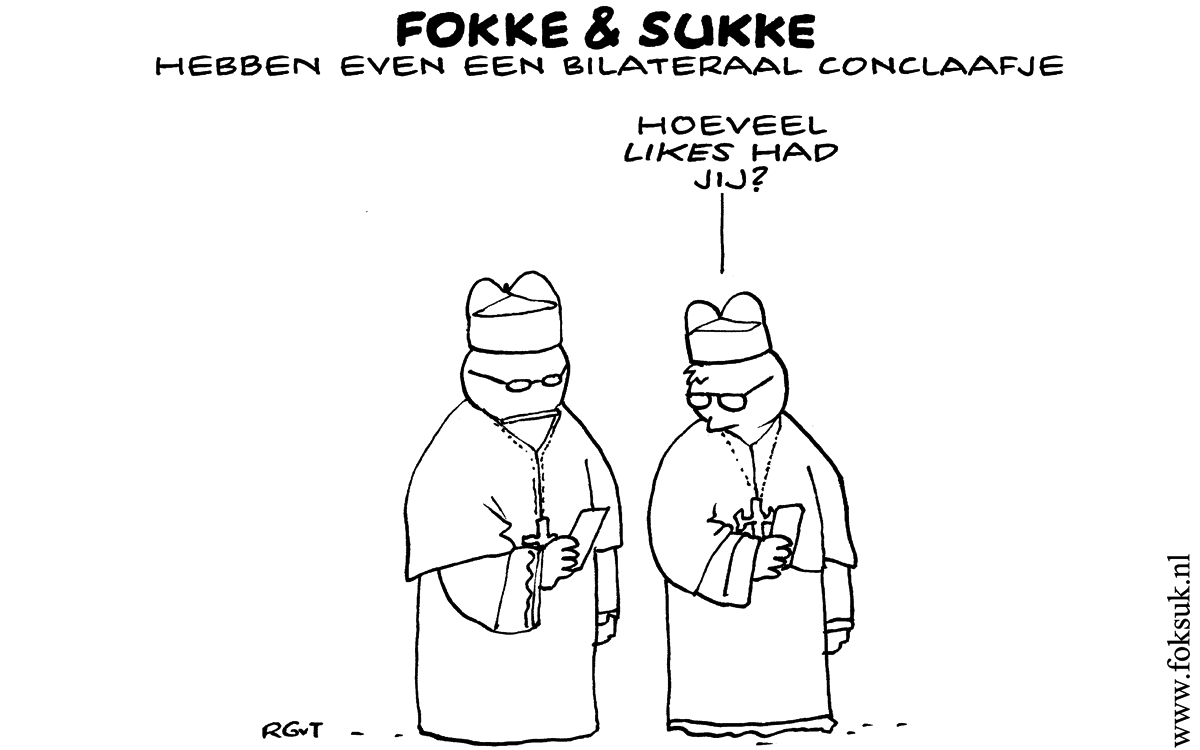 F&S hebben een bilateraal conclaafje (NRC, wo, 06-03-13)