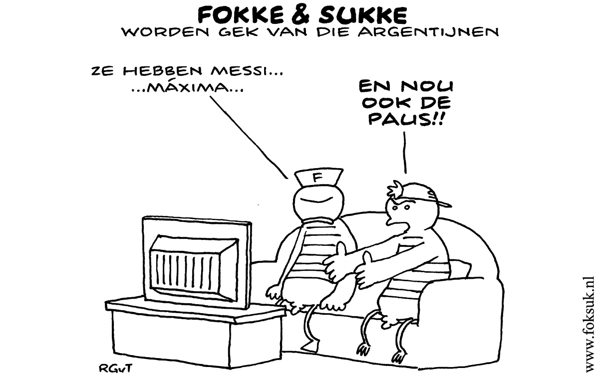F&S worden gek van die Argentijnen #paus (NEXT, do, 14-03-13)