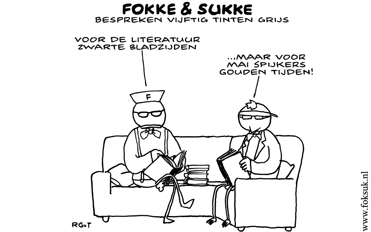 F&S bespreken vijftig tinten grijs #boekenweek (NRC, za, 16-03-13)