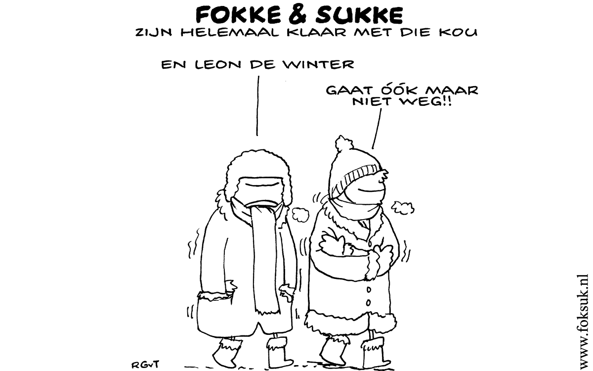 F&S zijn helemaal klaar met die kou (NEXT, ma, 25-03-13)