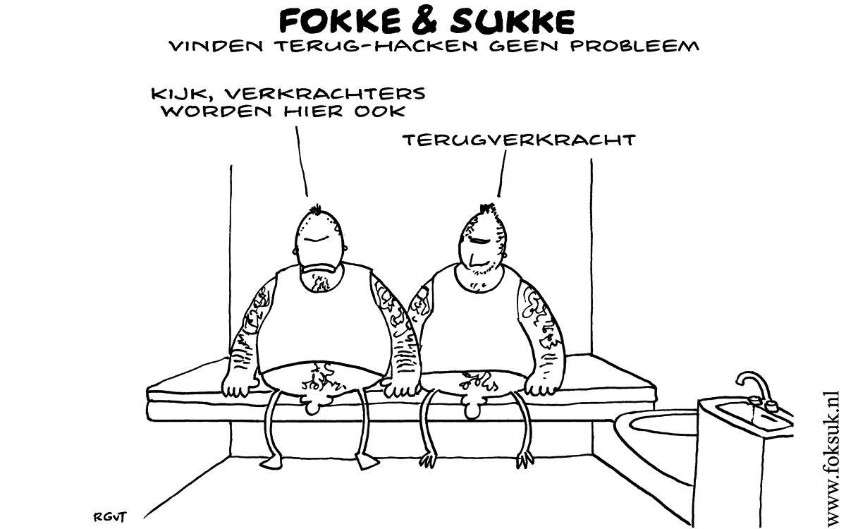 F&S vinden terug-hacken geen probleem (NRC, vr, 03-05-13) FF @fokkesukke