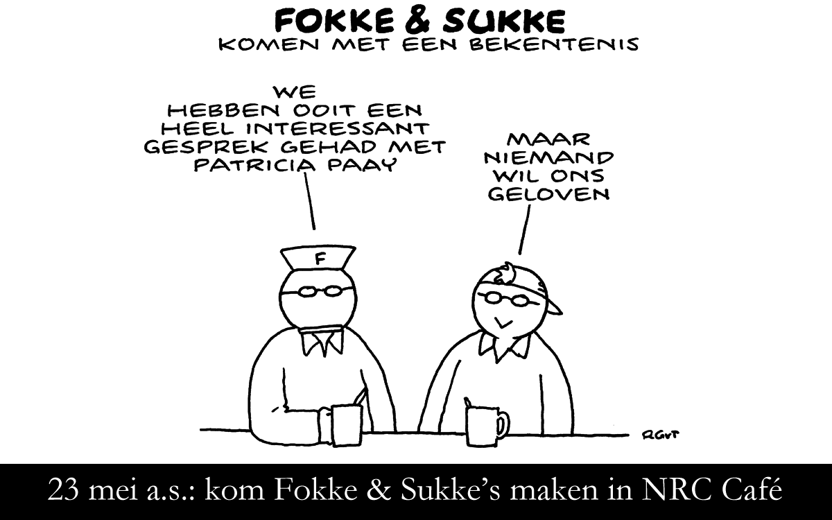 F&S komen met een bekentenis (NRC, wo, 08-05-13) @fokkesukke