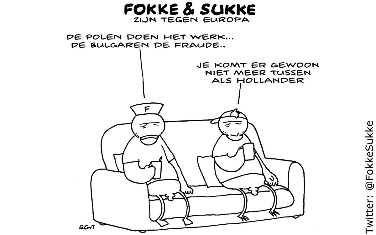 F&S zijn tegen Europa (NRC, di, 14-05-13) Volg @fokkesukke op Twitter