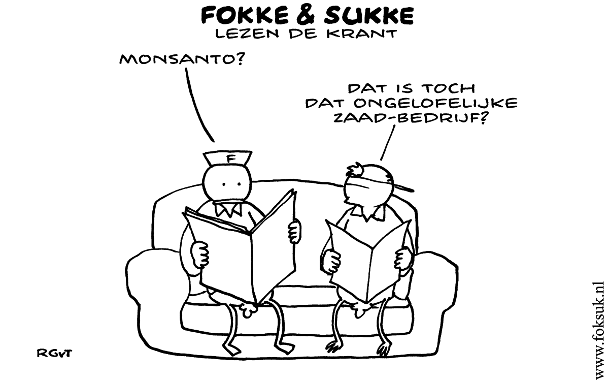 F&S lezen de krant (NEXT, ma, 27-05-13)