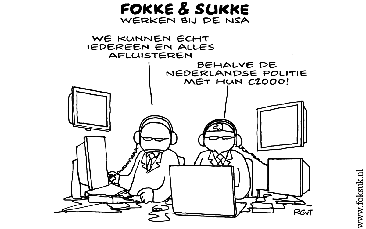F&S werken bij de NSA (NRC, za, 15-06-13)