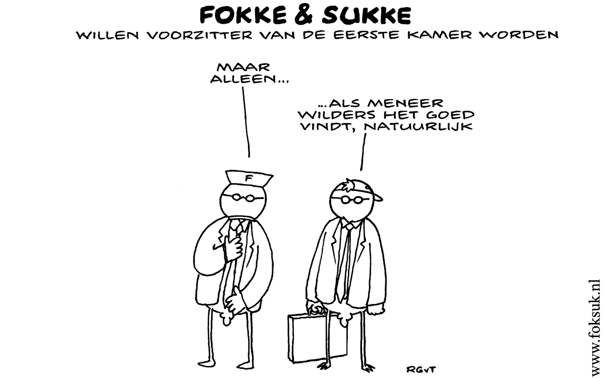 F&S willen voorzitter van de Eerste Kamer worden (NEXT, do, 27-06-13)
