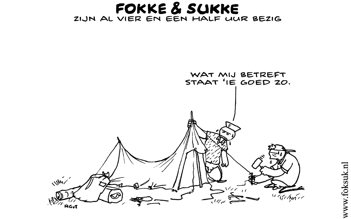 F&S zijn al vier en een half uur bezig (NRC, ma, 05-08-13)